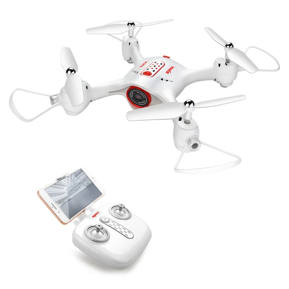 SYMA X23W Квадрокоптер FPV Wifi в режиме реального времени Трансмиссия безголовая модель RC вертолет мини-Дрон с Вертолет камеры