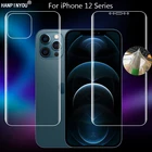 Прозрачная ТПУматовая Гидрогелевая Защитная пленка для Apple iPhone 12 Pro Max Mini с полным покрытием и защитой от отпечатков пальцев (не стекло)