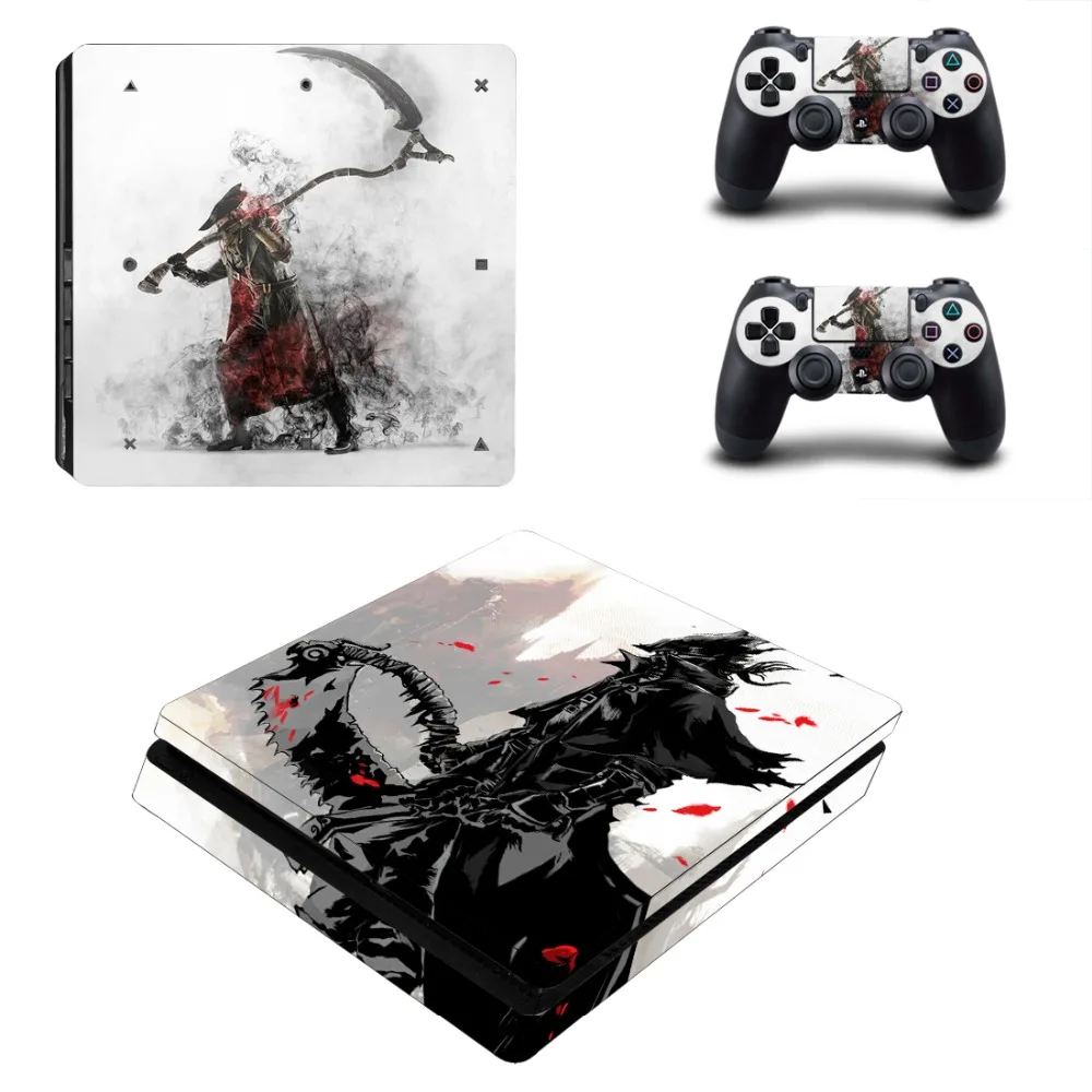 

Bloodborne PS4 Slim Skin Sticker For Sony PlayStation 4 Console and Controllers PS4 Slim Skins Sticker Decal Vinyl