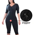 Корректирующее белье на молнии Faja, моделирующий пояс, Корректирующее белье для женщин, нижнее белье с длинным рукавом, для контроля живота, груди