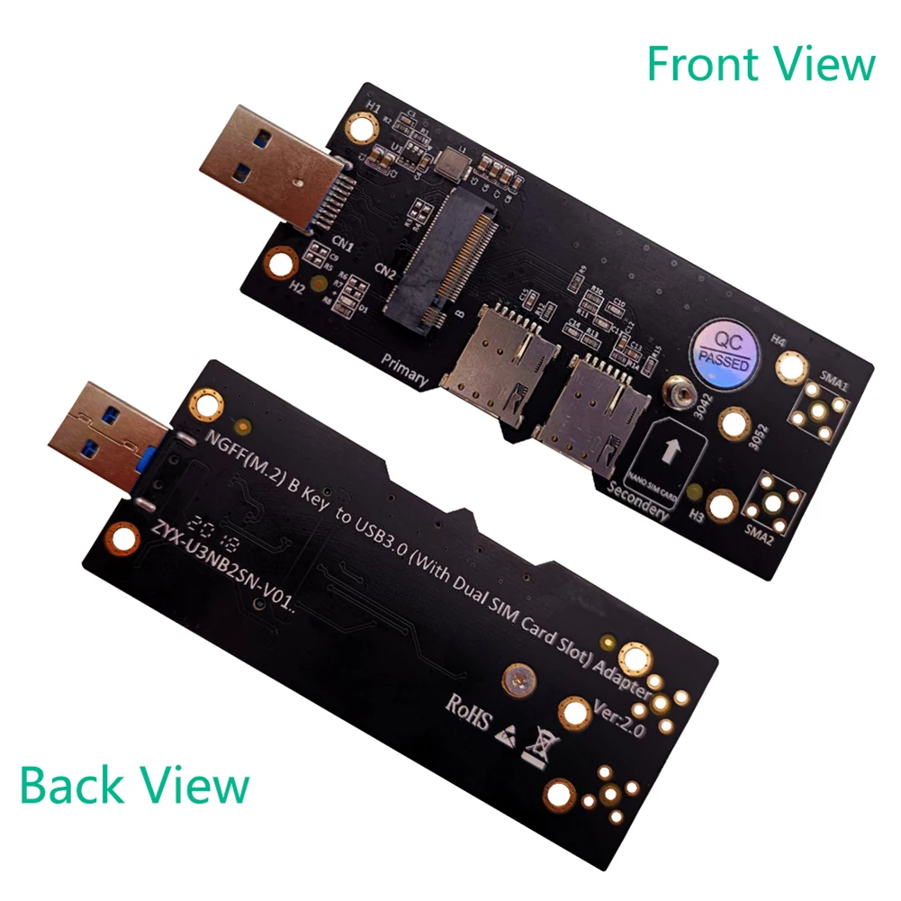 Адаптер NGFF M2 к USB 3 0 конвертер с двумя слотами для sim-карт 3G/4G/5G | Компьютеры и офис