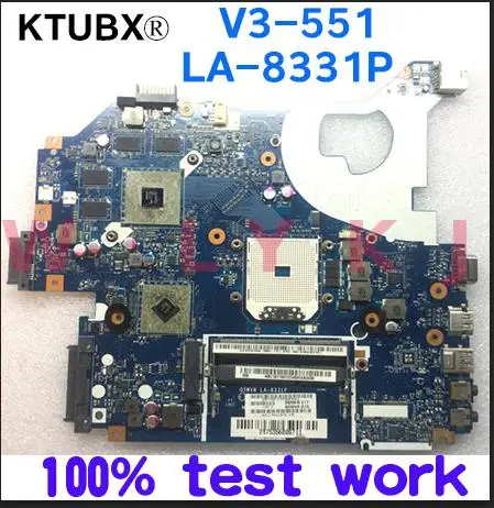 NBC1811001 Q5WV8 LA 8331P материнская плата для acer aspire V3 551G 551 Материнская ноутбука DDR3 Radeon HD