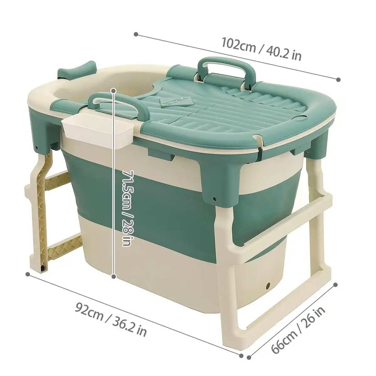 

102cm High Folding Bath Tub Folding Bath Barrel Adult Bath Barrel Child Bath Tub Baby Tub Baby Bath Plus Size Children's Tub
