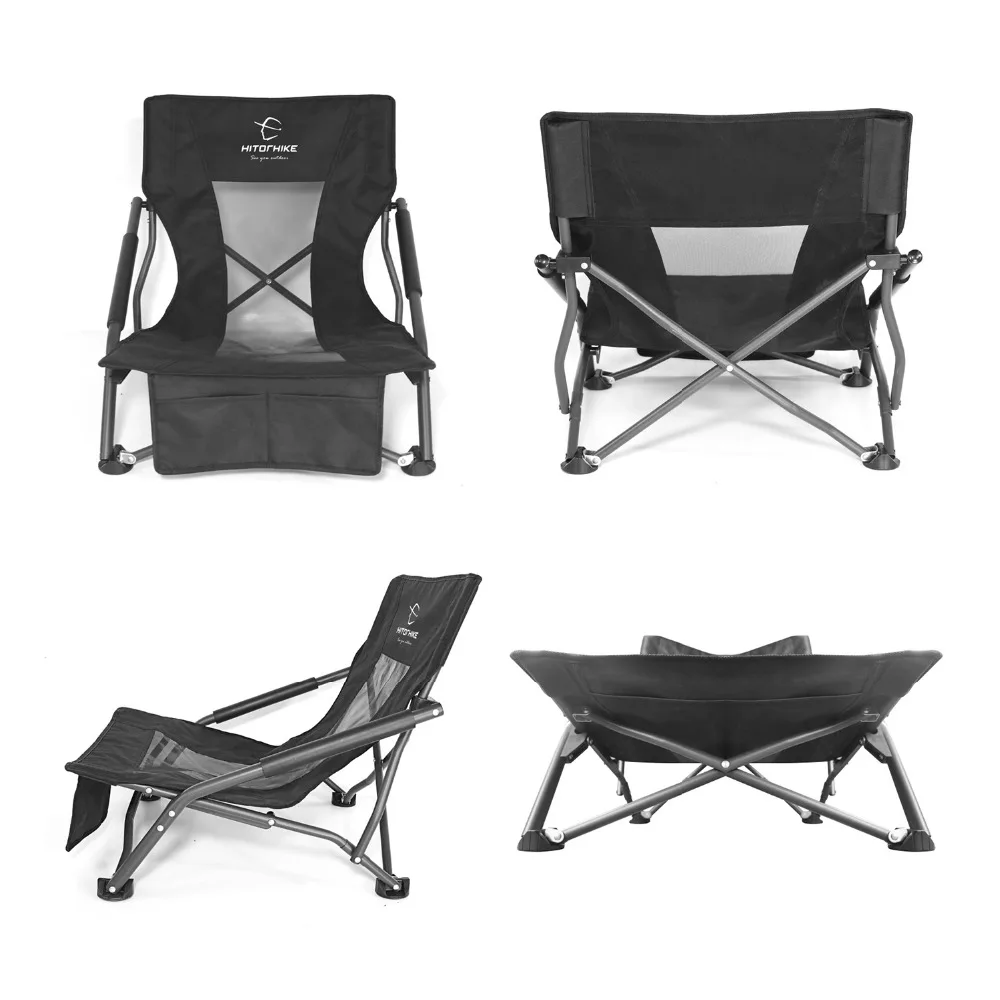 저렴한 휴대용 접이식 달 의자, 낚시 캠핑 바베큐 의자 접이식 확장 하이킹 좌석 정원 초경량 사무실 홈 가구