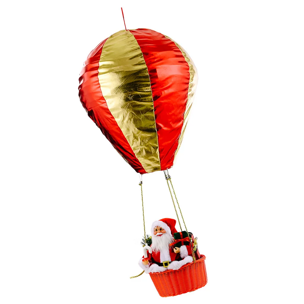 

1PC Santa Hot Air Balloon Xmas Mall Suspended Ceiling Decor Xmas Decor Supply