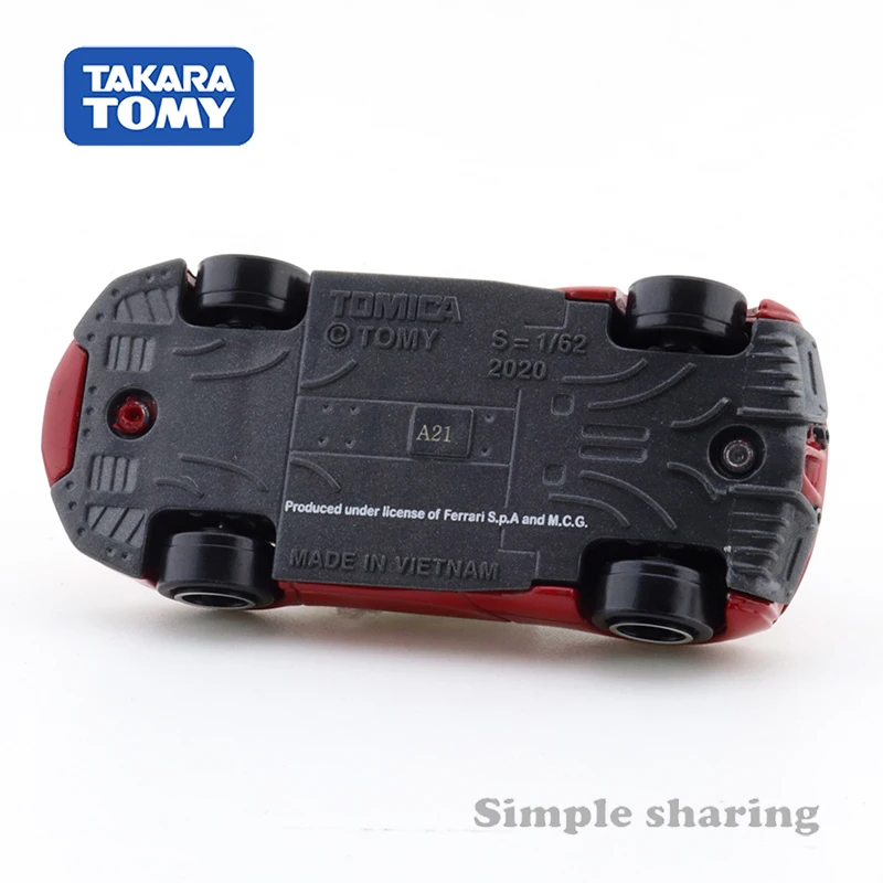 Takara Tomy Tomica No.120 Ferrari SF90 Stradale 1/62 Hot Pop Детская Металлическая Модель |