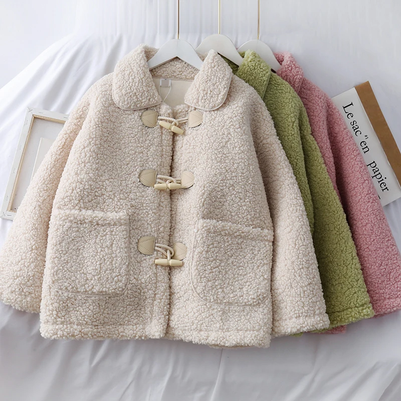 Женские парки зимние пальто из искусственной овчины толстая хлопковая теплая