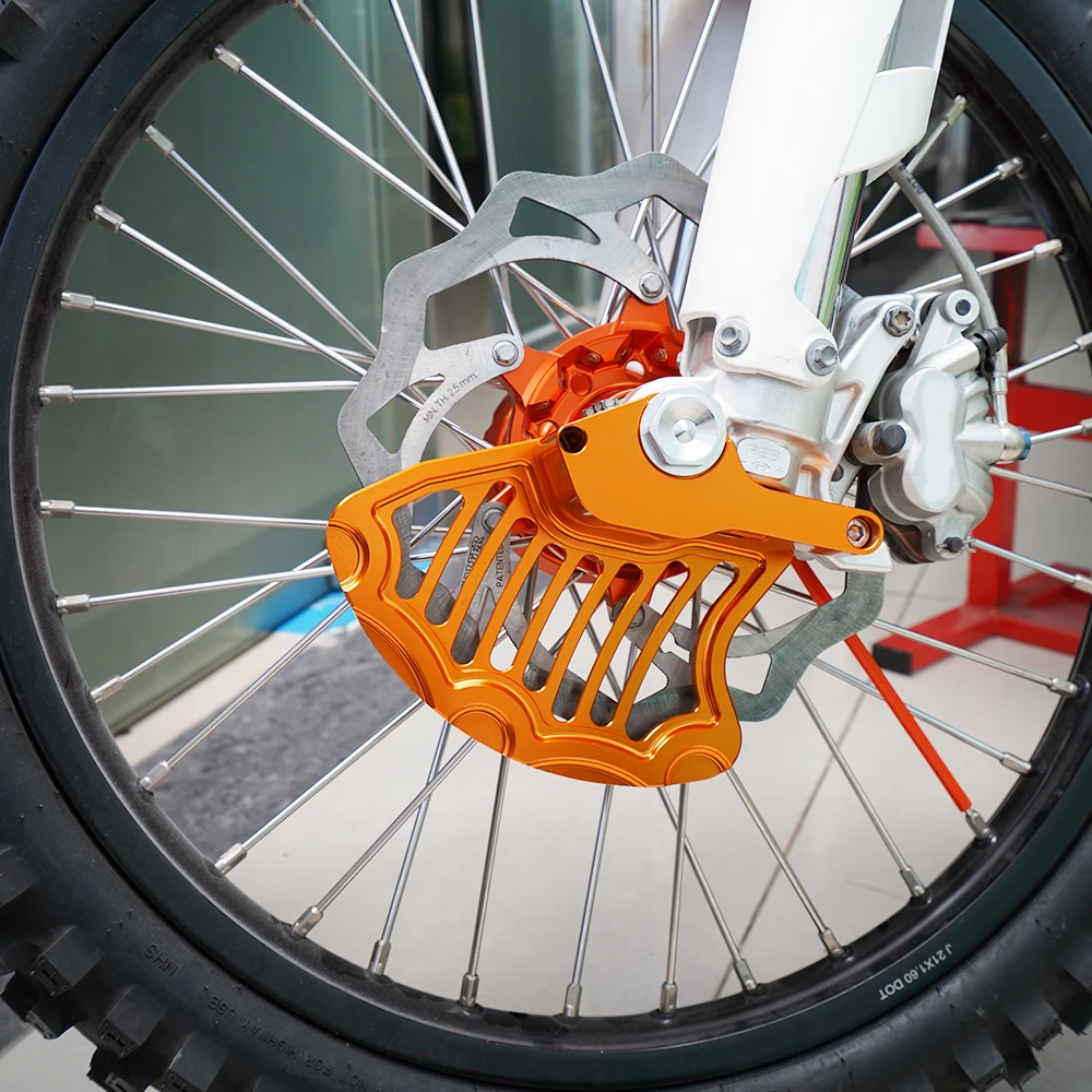 Передняя защита заднего тормозного диска протектор для KTM 125 250 200 300 350 450 500 525 530 SXF