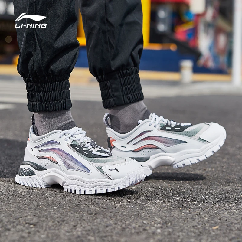 Li-Ning/Женская обувь AURORA WINDWALKER, стиль жизни, Ретро стиль, прочная подкладка, спортивная обувь для фитнеса, удобные кроссовки AGLP108 YXB318