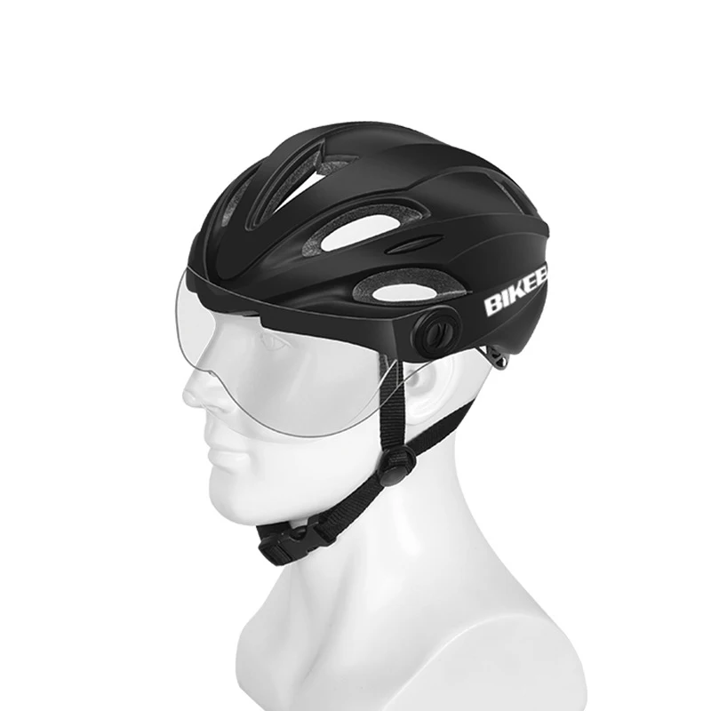 

Cycling Helmet With Visor Goggles Integrally-molded 54-62cm For Men Women MTB Road Bicycle Bike Helmet Casque Capacete