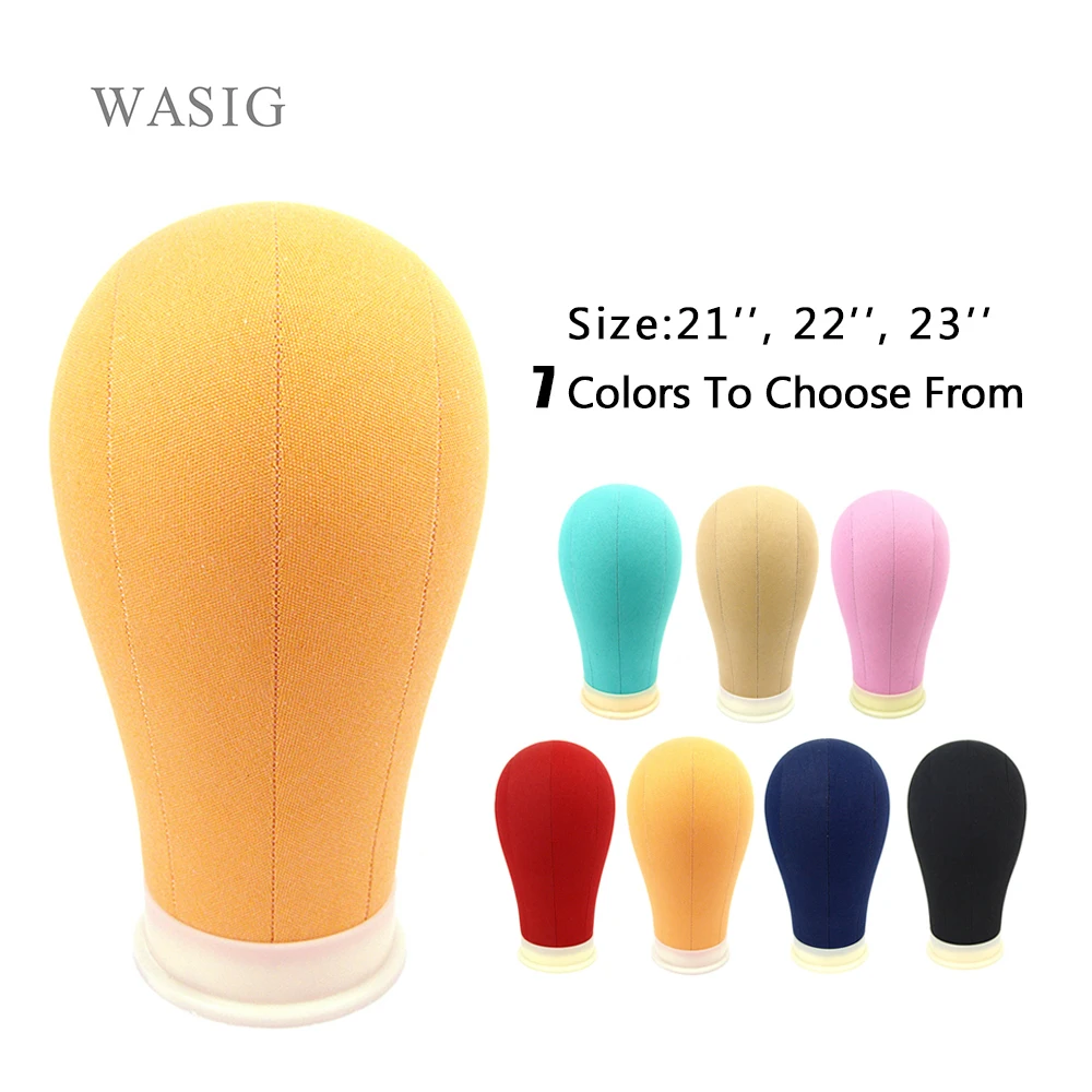 Ful Training Mannequin Head Canvas Block Head Display Hair Styling Manikin Head Wig Stand Wig Head