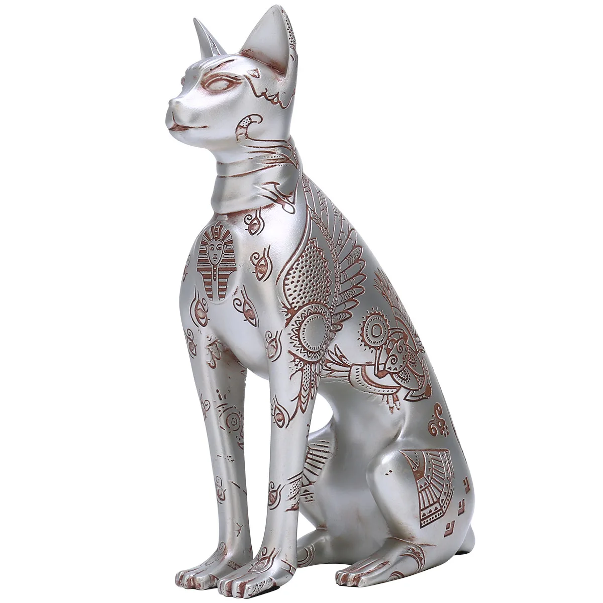 Tooarts скульптура из смолы Египетский Сфинкс Кот Тотем Современная Скульптура