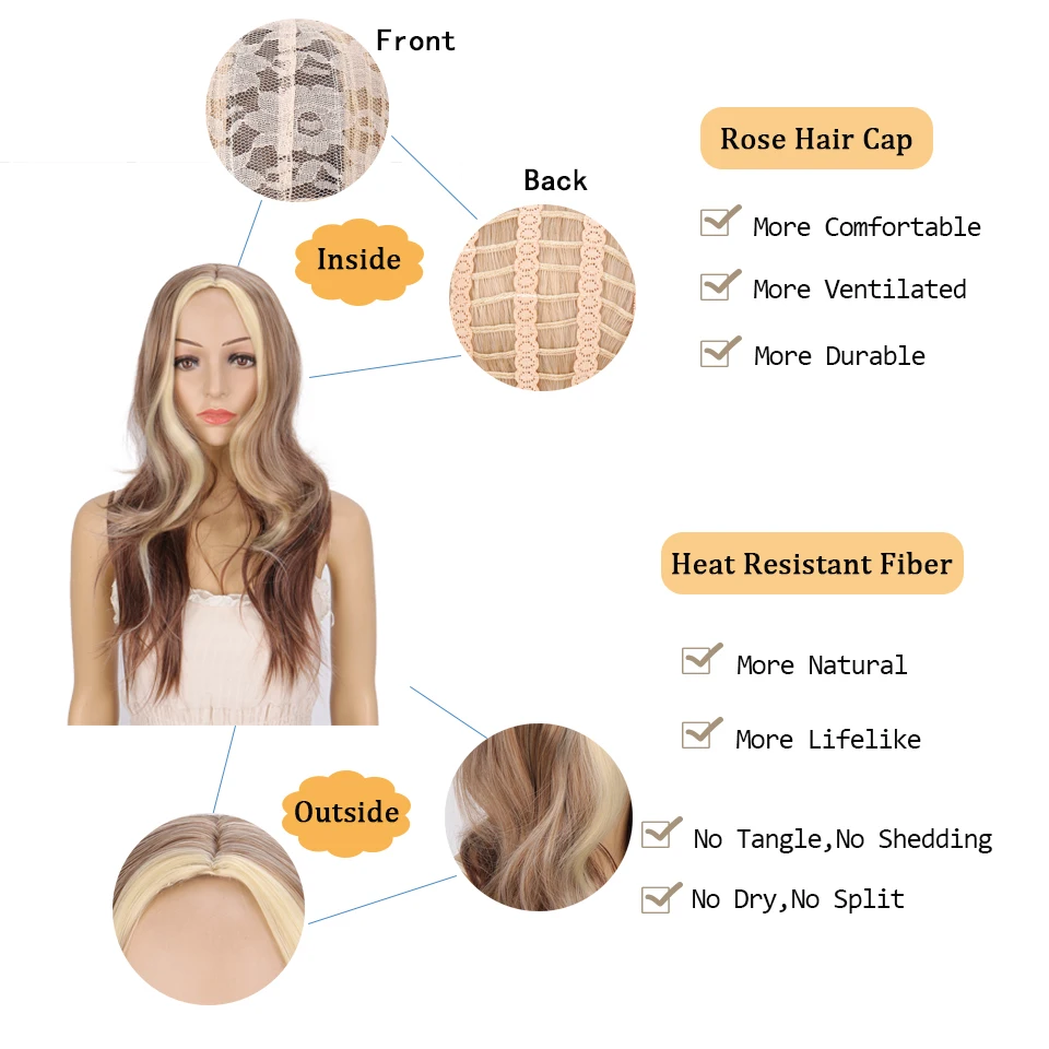 Длинные Синтетические парики WEILAI кудрявые термостойкие волосы для женщин