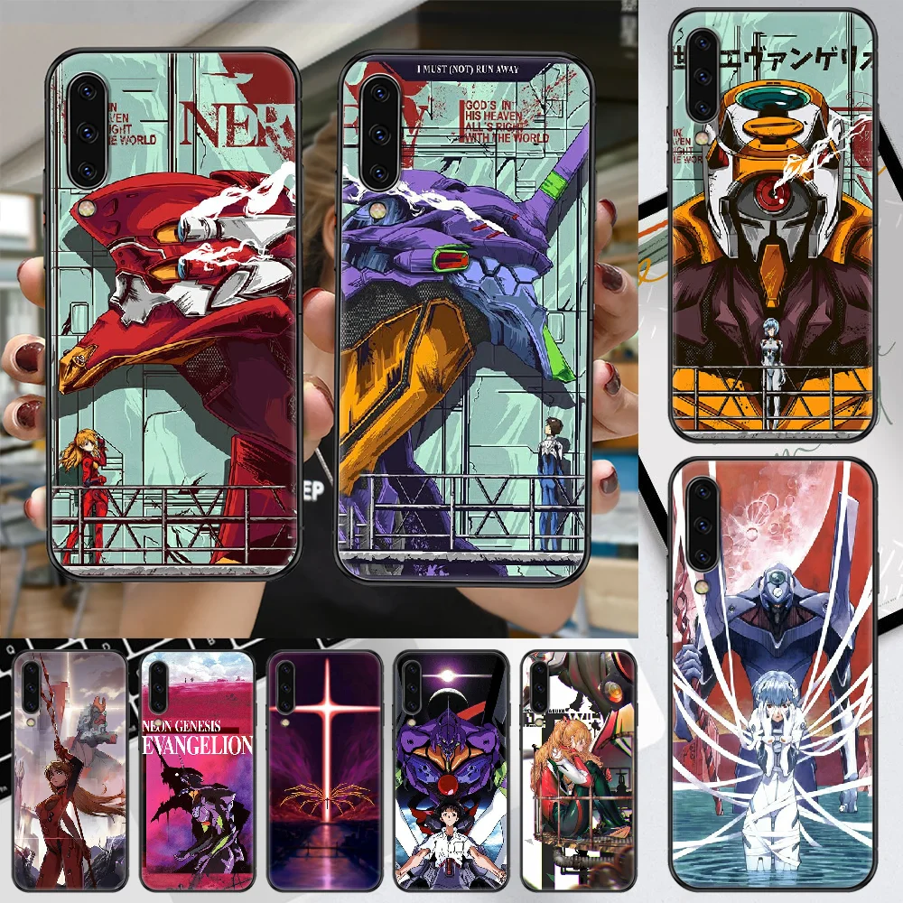 

Anime EVANGELIONS Phone case For Samsung Galaxy A 3 5 7 8 10 20 21 30 40 50 51 70 71 E S 2016 2018 4G black pretty shell fashion