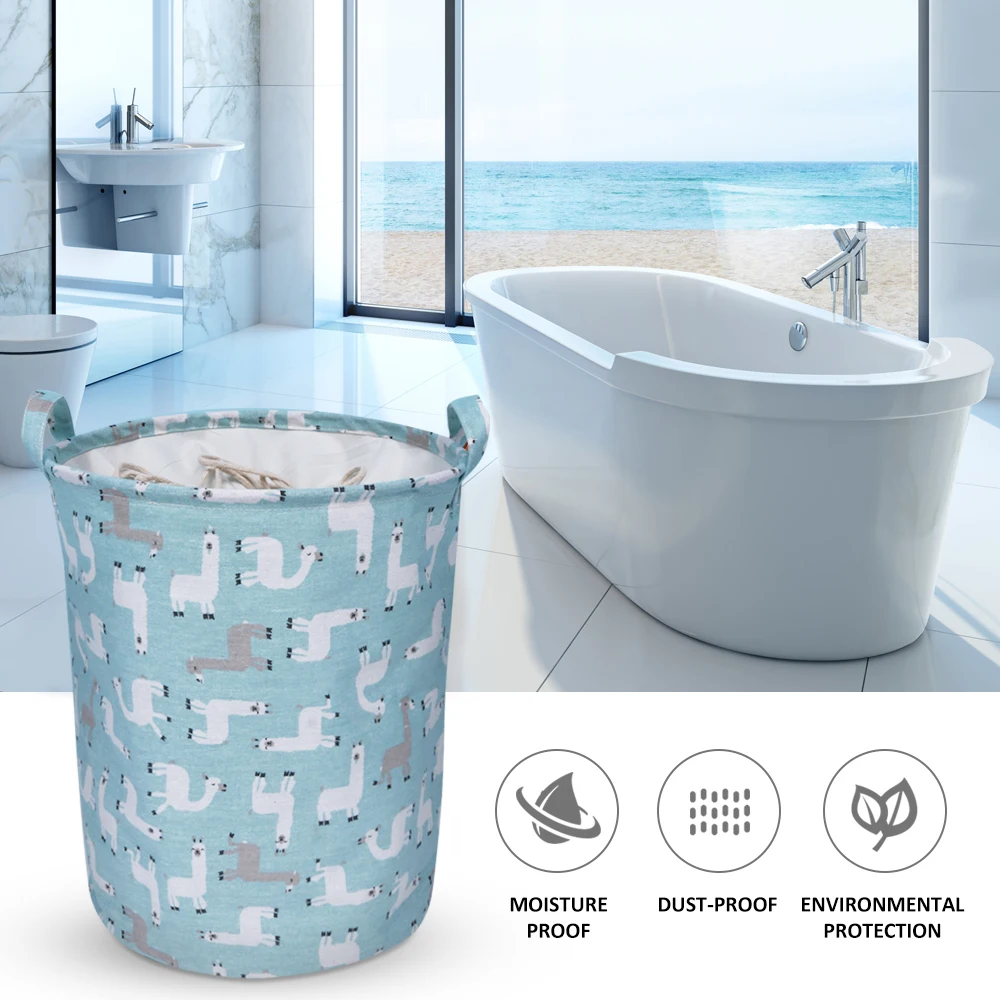 Новая складная корзина для белья мультяшная хранения стоячая игрушка ведро