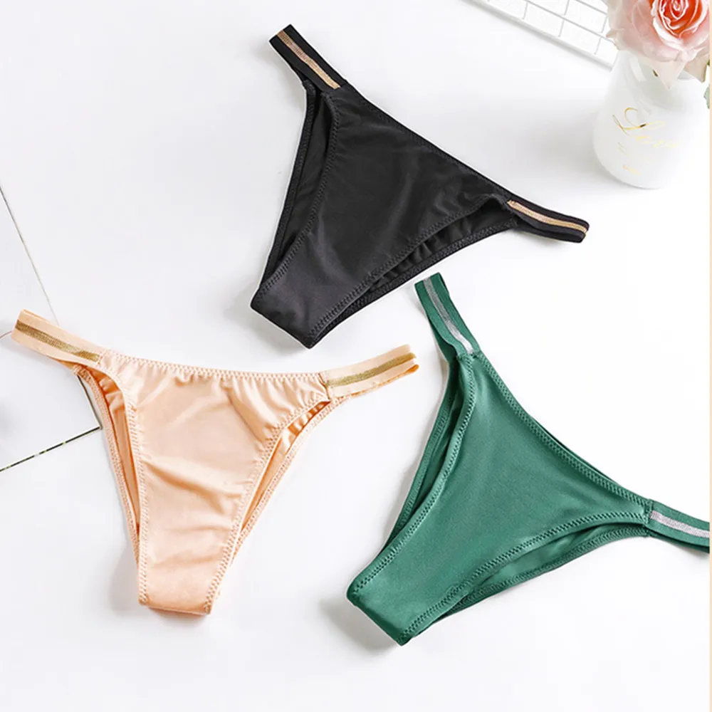 

Panties For Women Sexy Thong G-string Fashion Low-Rise Tanga Briefs T-back Underwer Bikini Female Lingerie Comfortable Underpant
