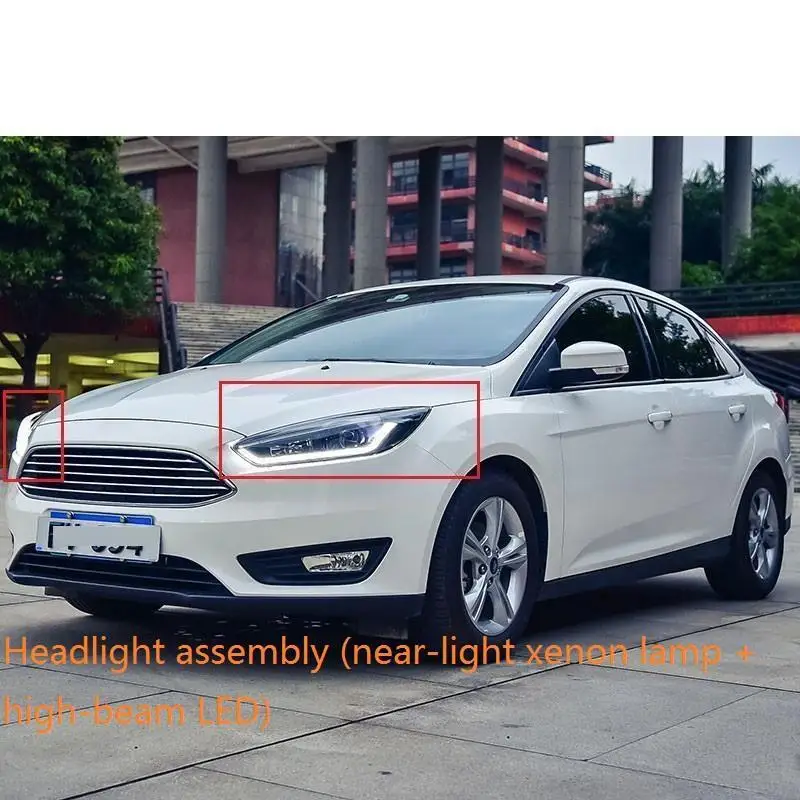 Luces Automovil Neblineros Para Auto Drl Lights Assembly Cob Styling Led Parts Car Lighting Headlights 17 18 FOR Ford Focus | Автомобили и