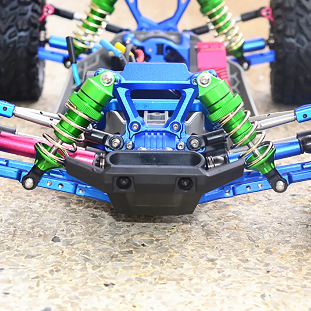 Алюминиевый передний/задний Регулируемый пружинный демпфер для TRAXXAS RUSTLER 4X4 SLASH 1/10 RC автомобиля