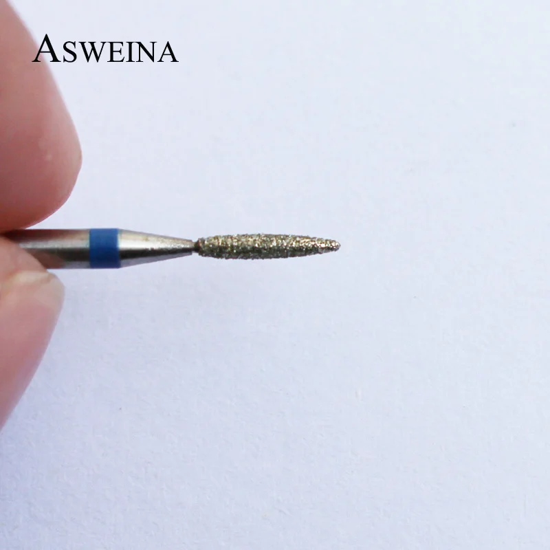 ASWEINA, 1 шт., алмазное сверло для ногтей среднего размера, роторное сверло, фреза, инструменты для маникюра, педикюра, электрические сверла для ногтей, аксессуары