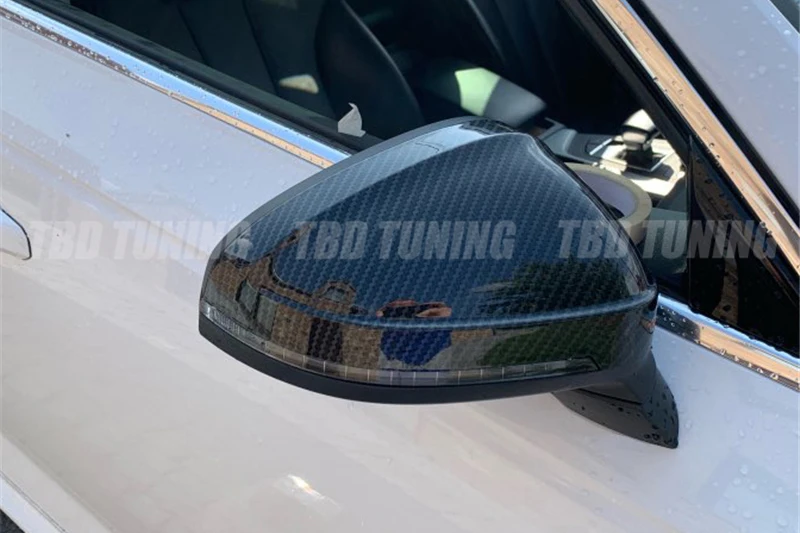 A4 A5 B9 углеродное волокно зеркальная Крышка для Audi A4 A5 B9 крышка зеркала заднего вида для Audi A4 A5 B9