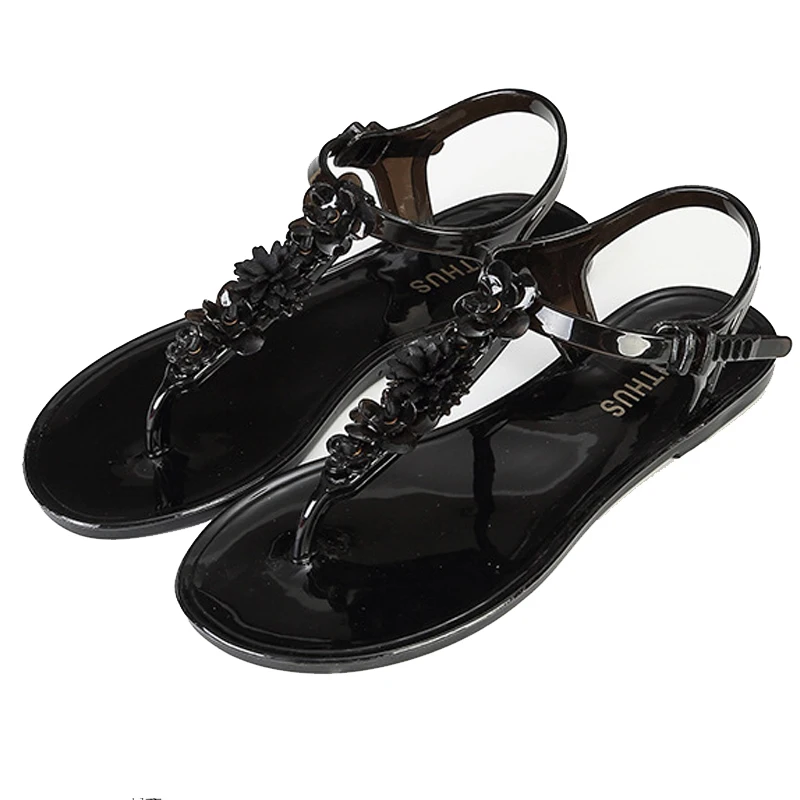 Новинка летние женские сандалии на плоской подошве пляжные повседневные