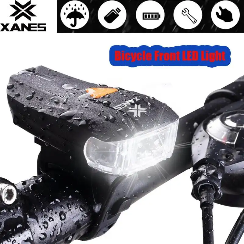 

XANES 400LM XPG + 2 LED велосипедные фары USB Перезаряжаемые Сенсор Smart предупреждение светильник передняя фара для велосипеда светильник головной св...