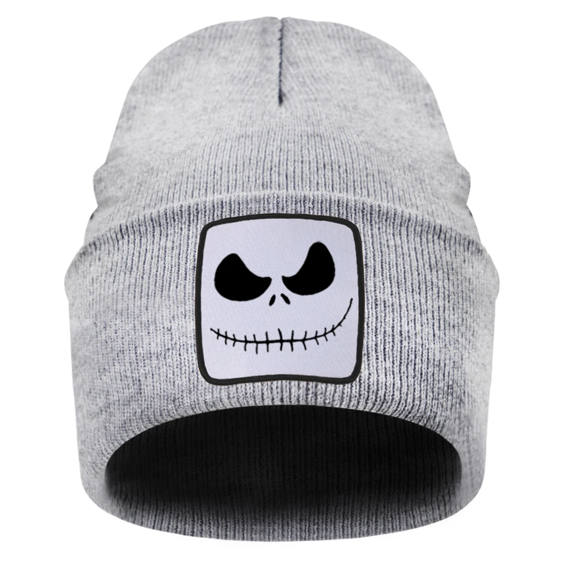 Женские вязаные шапки с принтом Джека Скеллингтона складная дышащая шапка бини