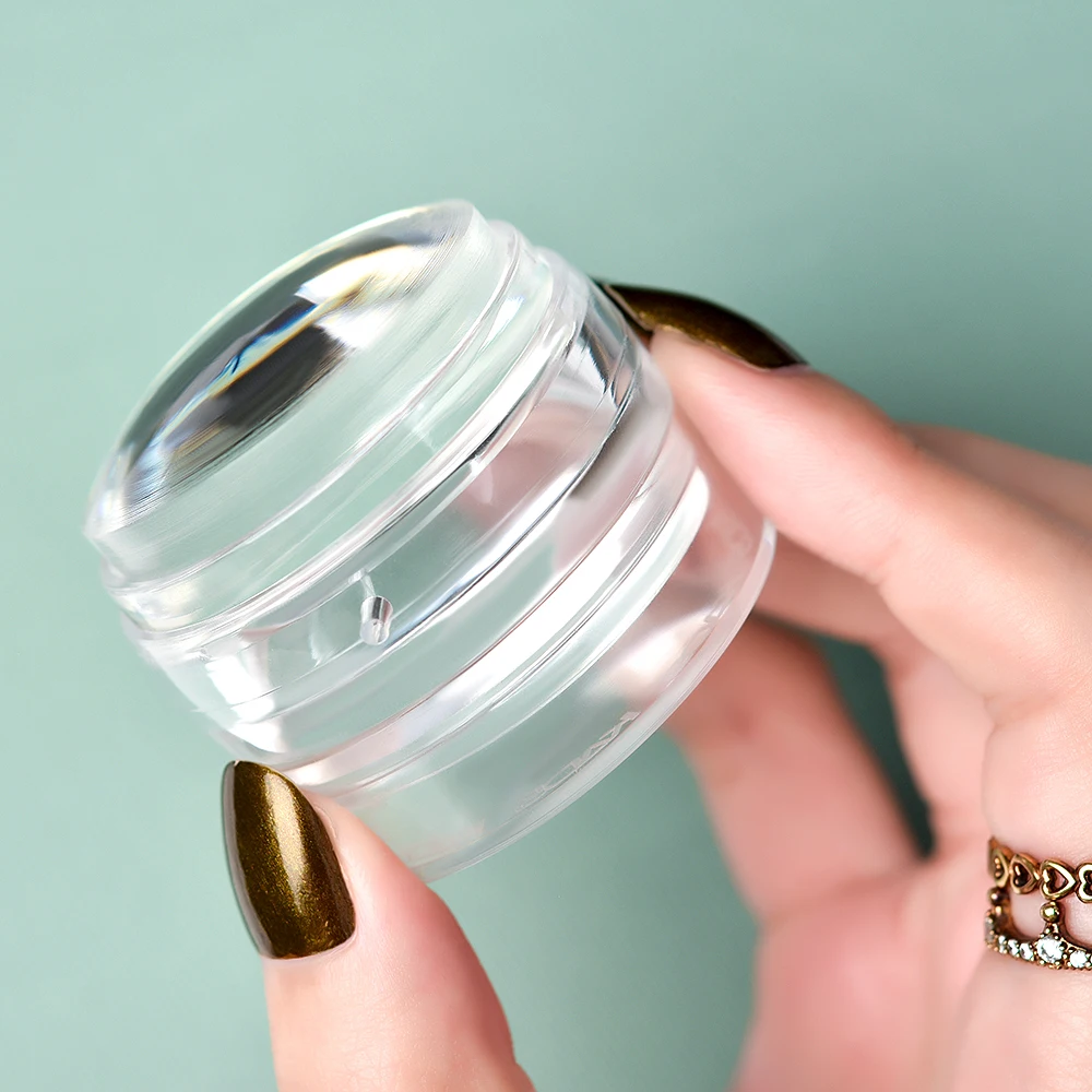 Скребок для стемпинга ногтей набор штампов дизайна силиконовые желеобразные