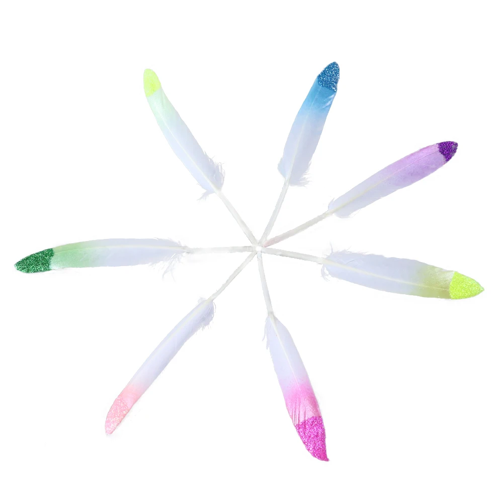 Сделай сам карнавальный костюм аксессуар шляпа спрей красочные гусиное перо