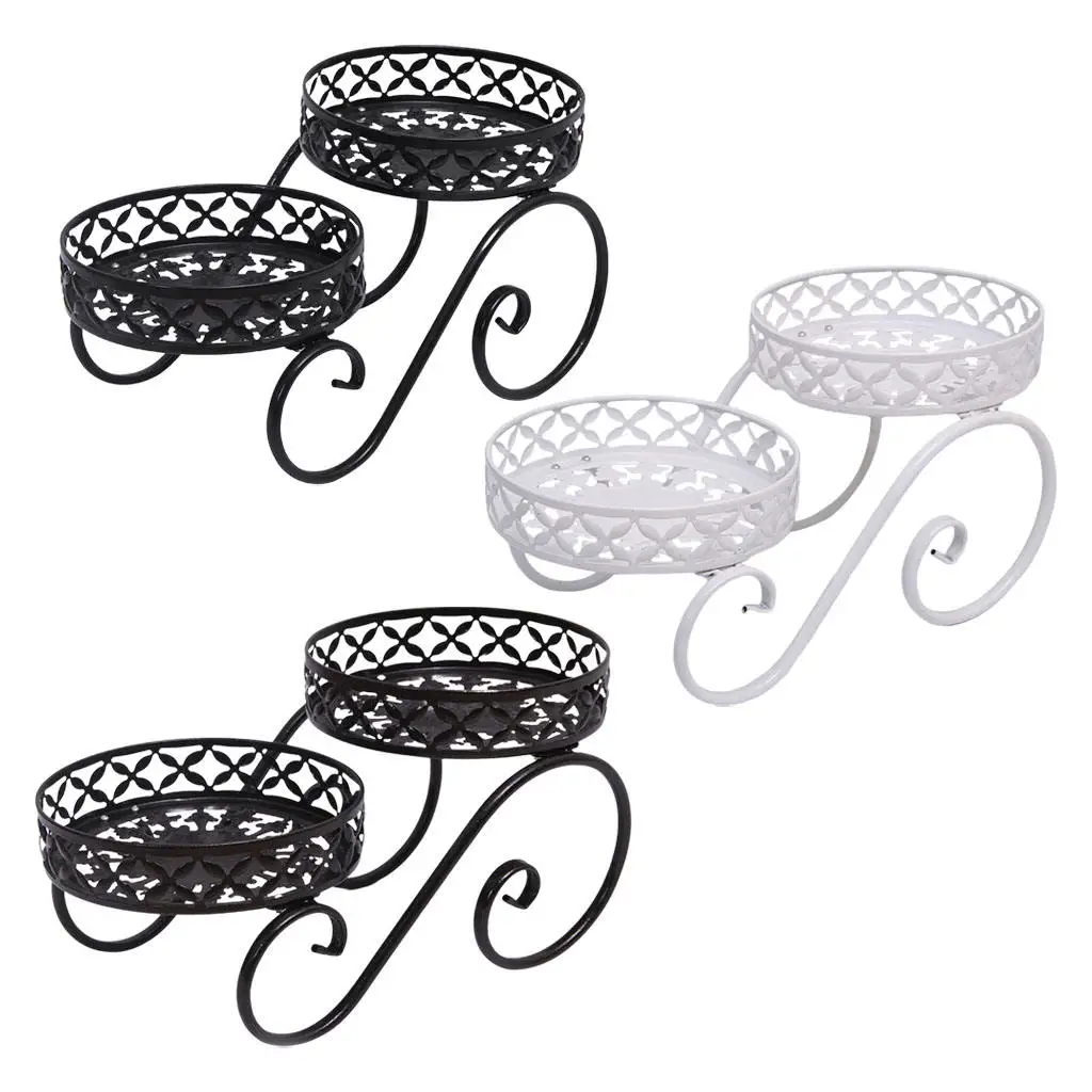 

European Style Flower Stand Durable Creative Decorative Iron Plant Stand Flower Pot Holder Flower Storage Rack
