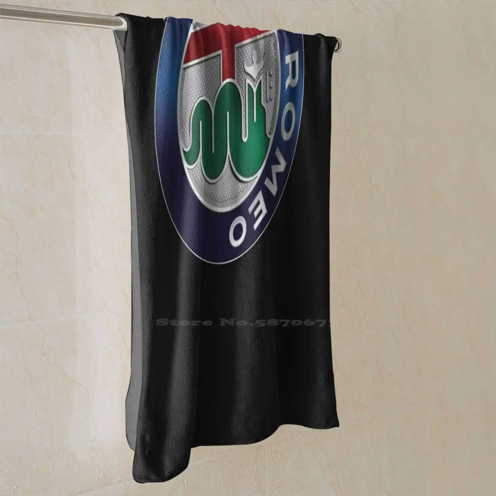 Мягкие полотенца для ванной Alfa Romeo с логотипом на заказ домашние и уличные