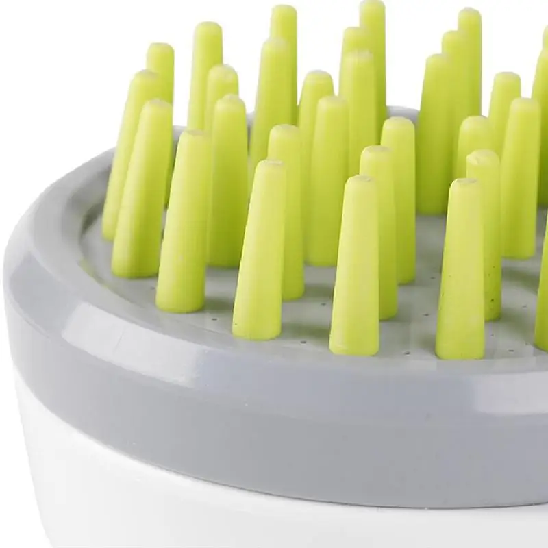 Двойного назначения разбрызгиватель Массаж расчески ванна душ Шампунь чистящие