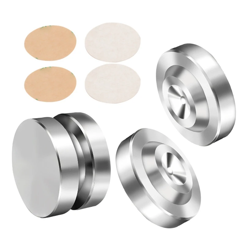 

4PCS 23.5+7/30+8mm Mini Replacement Sound Floor Stands Isolation Mounts Speaker Spike Base Pad Feet Improve Shockpro