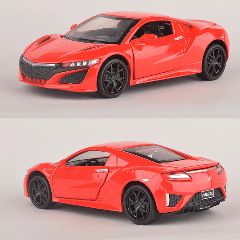 Модель автомобиля Honda Acura NSX 1:32 литой игрушечный автомобиль Мигающий реквизит для