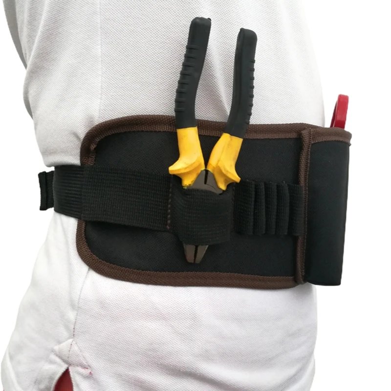 

7XEA 1 Piece Portable Electric Drill Tool Bag Gondola Maintenance Light Weight Waist Belt Waist Bag Storage Rack Kit