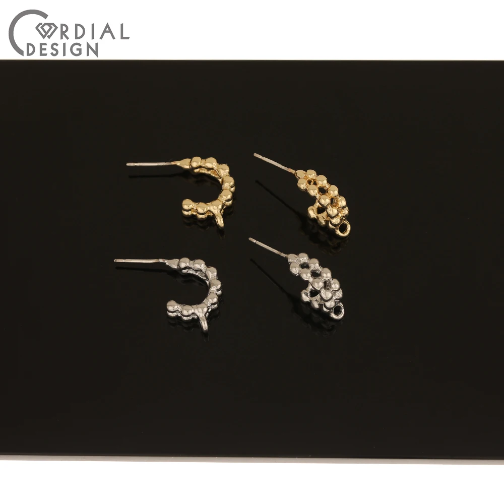 

Cordial Design 100Pcs 5*15MM Jewelry Accessories/Hand Made/Rhodium/Jewelry Finding & Components/Hooks Shape/Earrings Stud