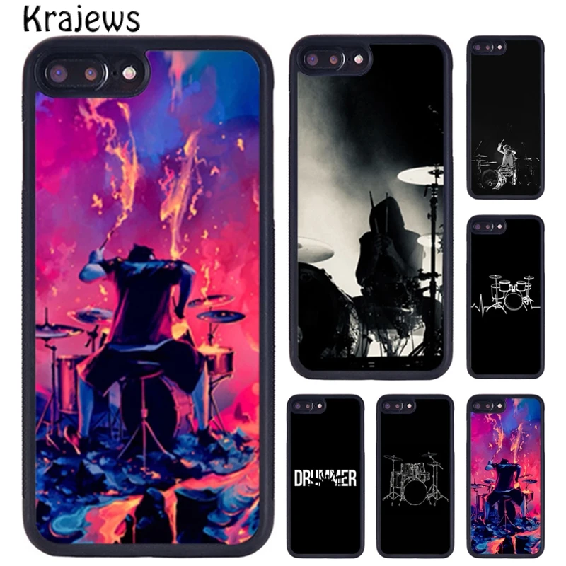 Чехол для телефона с изображением музыкального барабана krajew iPhone X XR XS 11 12 Pro MAX 5 6 6S 7