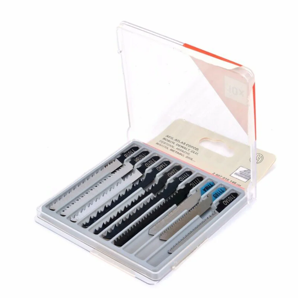 

10Pc Various T-handle Jigsaw Saw Blades Suitable For Wood,plastic ,metal Cutting HCS Tool Kits Tool Cutting