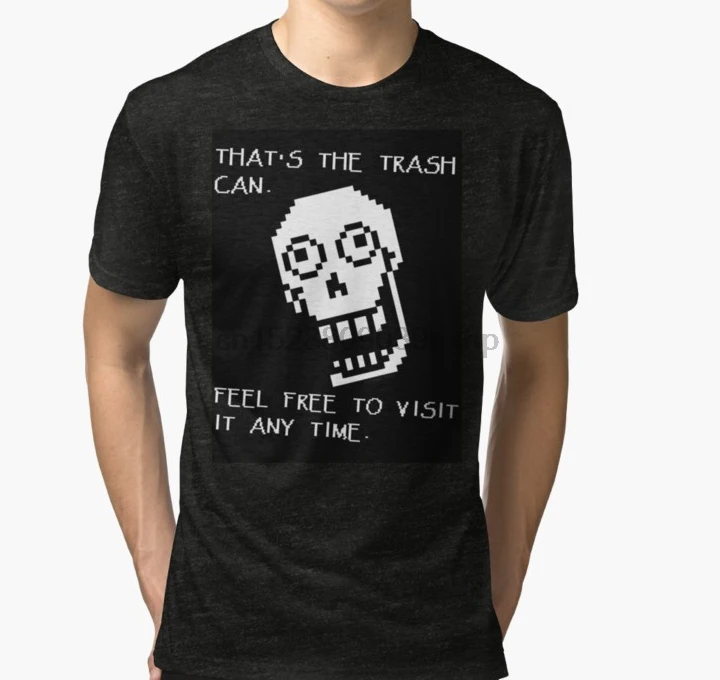

Men Short sleeve tshirt Papyrus Undertale Quotes T Shirt Women t-shirt