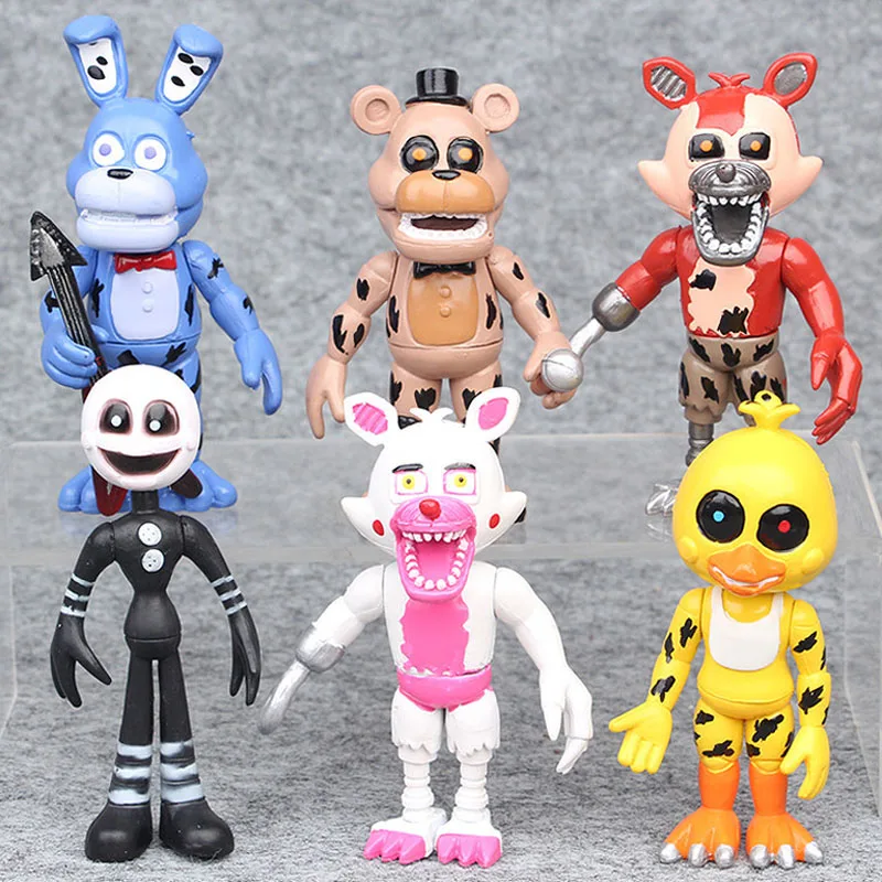 Five Nights At Freddy's FNAF Фигурки игрушки Foxy Freddy FNAF ПВХ фигурка FUNKO плюшевый медведь, куклы игрушки для детей подарок для детей