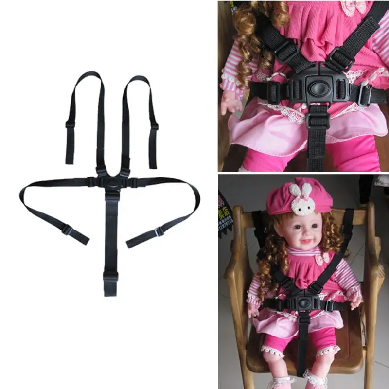 

1pc Baby Protection Seat Stroller Belt 5 Point Harness Safe Belt Seat For Stroller High Chair Pram Buggy Children Kid Pushchair