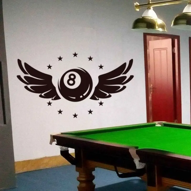 Бильярдная наклейка Snooker Переводные плакаты виниловые наклейки на стену Декор