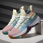 Мужские кроссовки для баскетбола, размеры 35-46, дышащие, Нескользящие