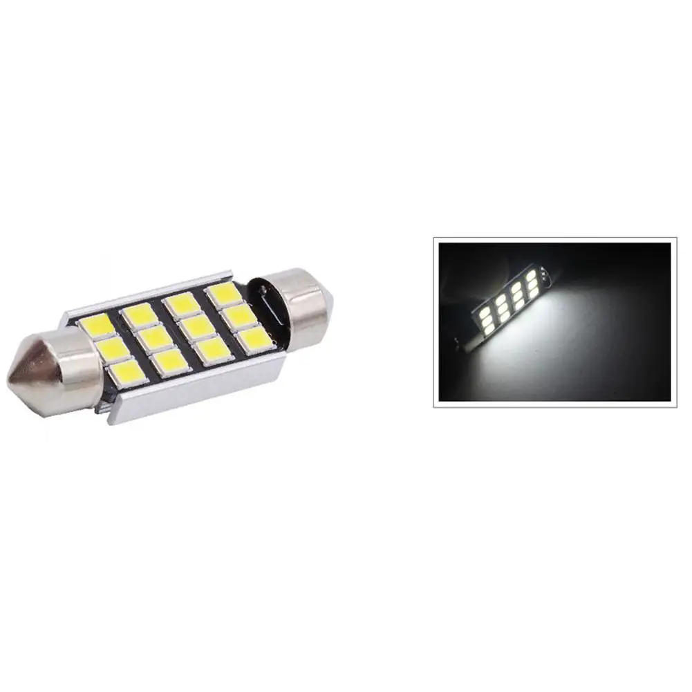 Автомобильный светодиодный светильник 8SMD 31 мм 36 39 41 2835 C5W DC 12 В автомобильная