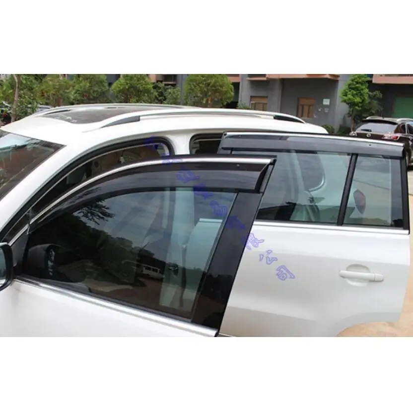 Для Land Rover Freelander 2 2009 2018 пластиковый внешний козырек тенты на окна защита от солнца