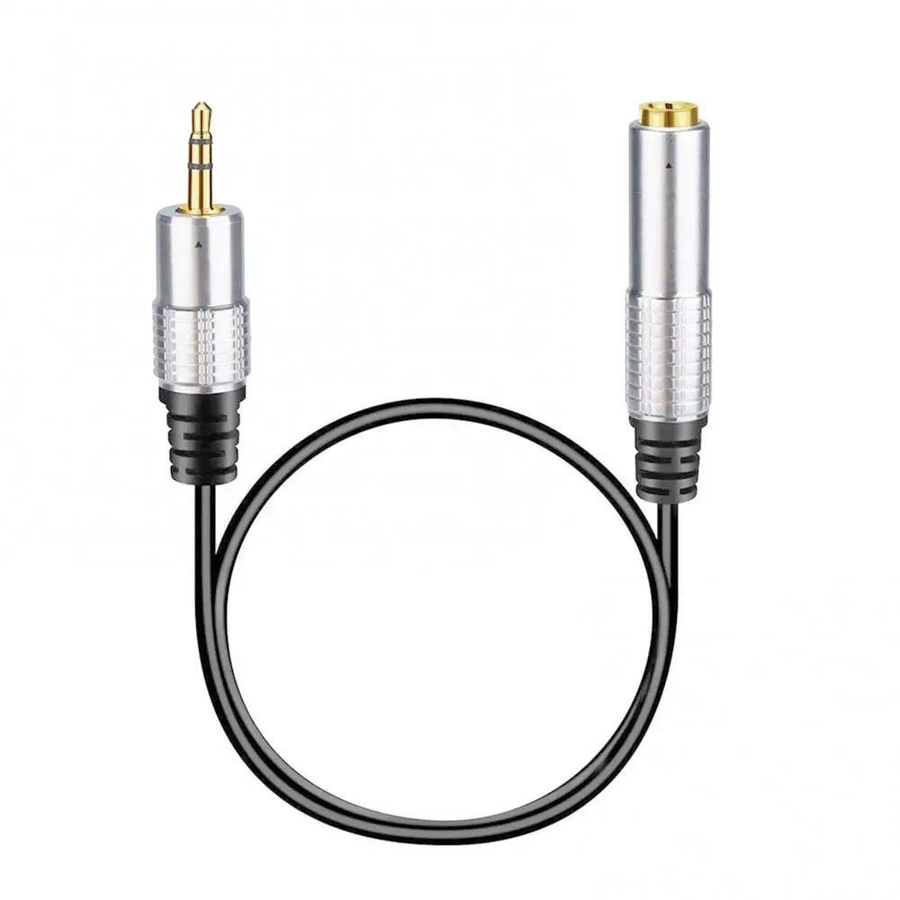 

Mini 3.5mm Male Socket to 6.35mm Female Plug Stereo Jack Headphone Adapter Cable