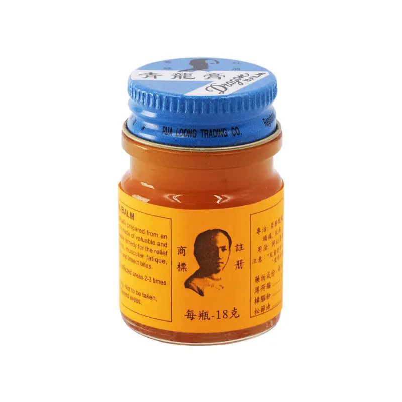 

Diagon Singapore Taolong Brand Green Dragon Balm Relief Shoulder Pain, Muscle Aches, Low Back Pain, Minor Sprains, Headache,