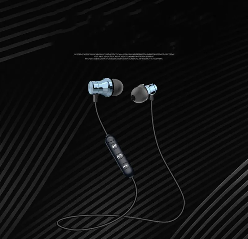 Магнитные аттракционы Bluetooth наушники гарнитура Sweatproof спортивные наушники с кабелем Молодежные наушники Встроенный микрофон беспроводные наушники