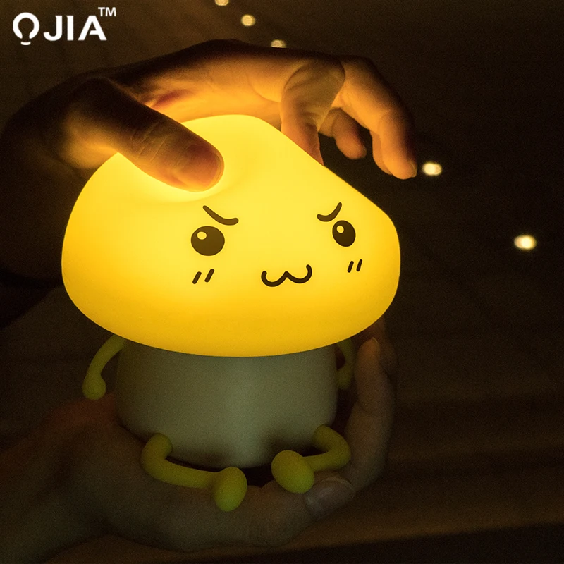 Светодиодный ночник AAA батарея секция сенсорный диммер для прикроватной спальни