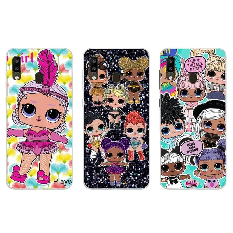 

lovely kawaii LOL little dolls girl Phone Case For PC-Samsung S5 S6 S7 S8 S9 S10 S20 S21 Edge Plus E Fe Lite Cover